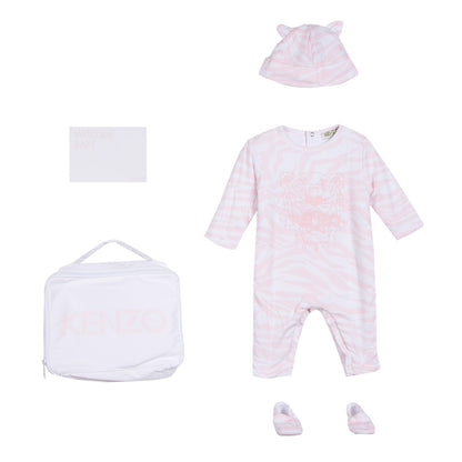 Kenzo Kids doreale set baby jumpsuit sweet pink