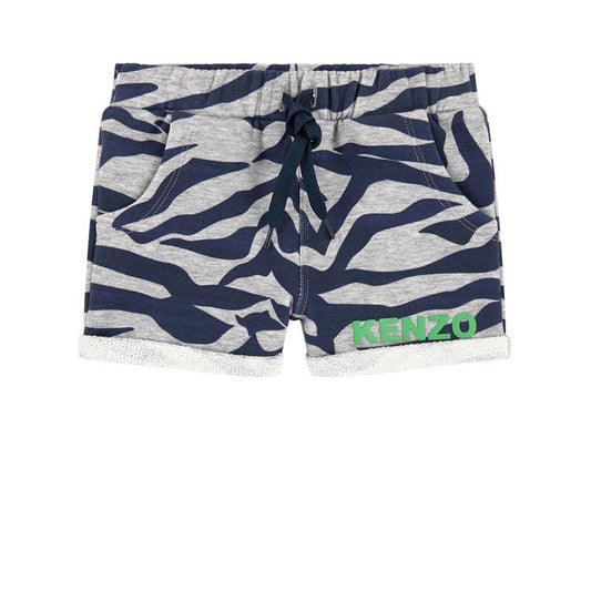 Kenzo Kids Graphic sportswear shorts - Tiger Stripes