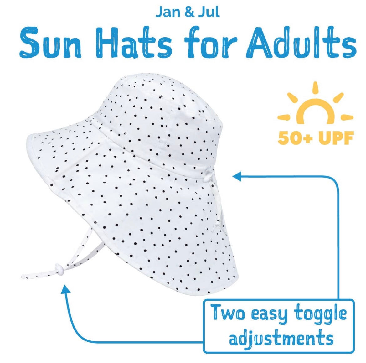 Adult Cotton Adventure Hat | Dots