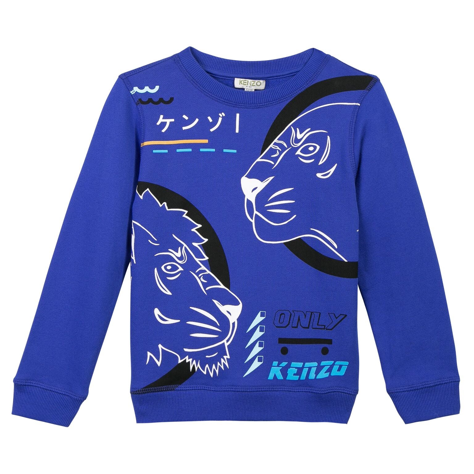 Blue kenzo sweatshirt hot sale