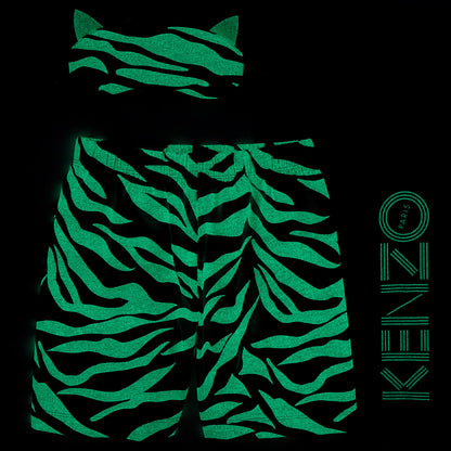 Kenzo Kids 2-piece pyjamas and phosphorescent night mask - Glow in the Dark