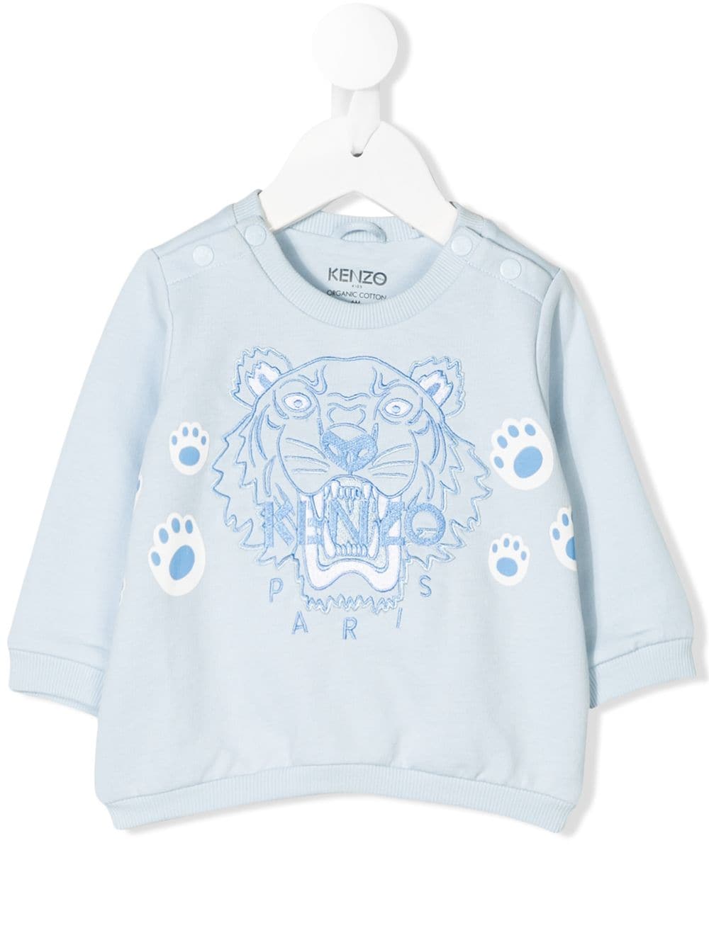 Kenzo Kids tiger embroidered sweatshirt