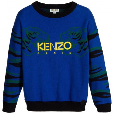 Kenzo Kids Logo-Embroidered Sweater